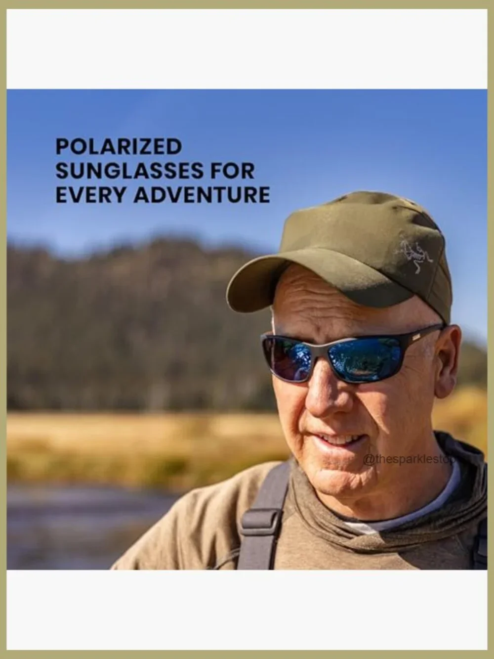 Polarized Sunglasses UV Protection Wrap Around Square Frame